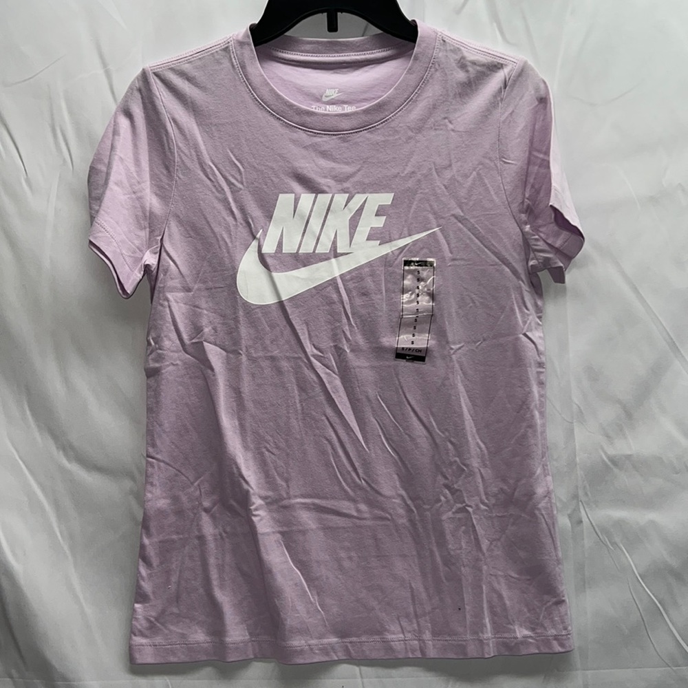NWOT - Nike Pastel Light Purple Futura Graphic T-Shirt Small